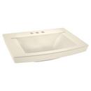 17-1/2 in. 3-Hole Above-Counter Sink with 4 in. Faucet Center Size in Linen