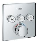 GROHE StarLight® Chrome Four Handle Bathtub & Shower Faucet (Trim Only) 