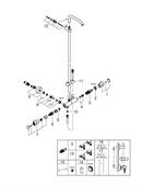 GROHE StarLight&reg; Chrome Two Handle Multi Function Shower System 