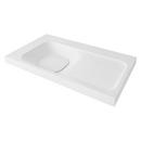 DXV Canvas White 1-Bowl Rectangle Bathroom Sink 