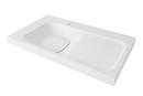 DXV Canvas White 1-Bowl Rectangle Bathroom Sink 