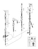 GROHE StarLight&reg; Chrome Single Handle Roman Tub Faucet 