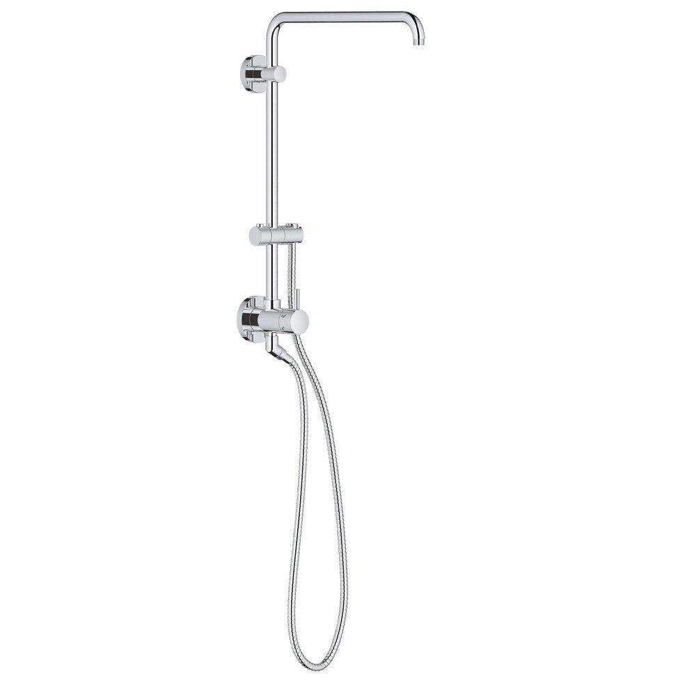 GROHE StarLight&reg; Chrome Two Handle Multi Function Shower System 