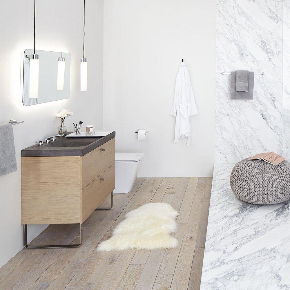 DXV Polished Chrome Two Handle Electronic Bathroom Sink Faucet 