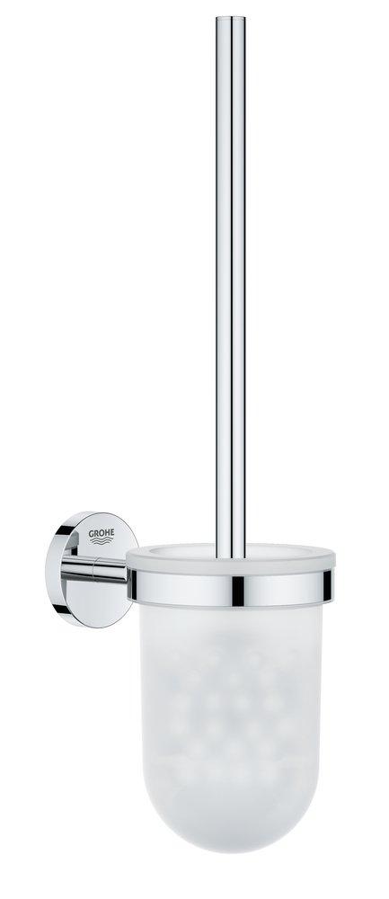 GROHE StarLight® Chrome Toilet Brush Set 