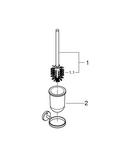 GROHE StarLight® Chrome Toilet Brush Set 