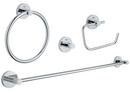 GROHE StarLight&reg; Chrome 4-in-1 Bathroom Accessories Set 