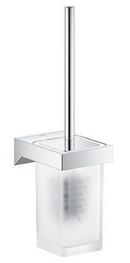 GROHE StarLight® Chrome Toilet Brush Set 