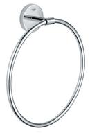 GROHE StarLight&reg; Chrome Round Closed Towel Ring 