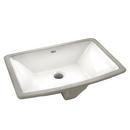 American Standard White Undermount Bathroom Sink with Overflow 