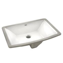 19-1/2 in. Undermount Rectangular Vitreous China Bathroom Sink in White