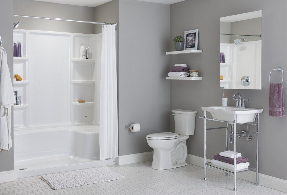 American Standard White 1.1 gpf Elongated Toilet 