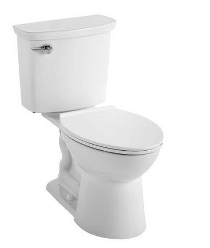 American Standard White 1.28 gpf Elongated Floor Mount Two Piece Toilet 