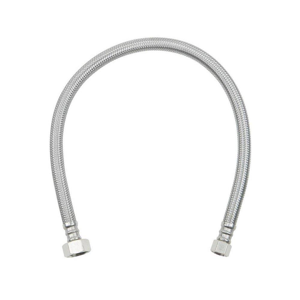 BrassCraft 20 in. Braided Stainless Sink Flexible Water Connector 