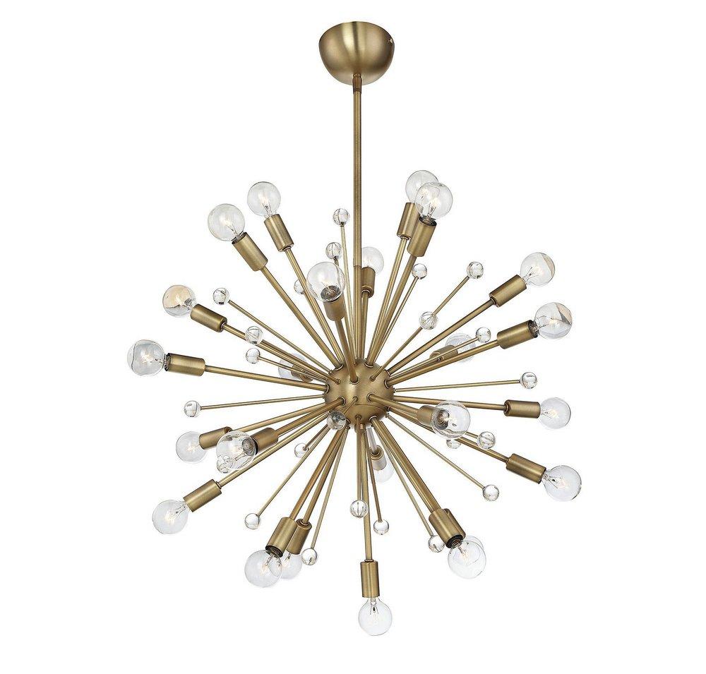 Savoy House Warm Brass GALEA 24 LIGHT CHANDELIER 