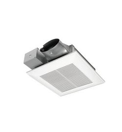 80-100 CFM Ceiling/Wall Mount Ventilation Fan with Multi-Speed Smartflow&trade; Motor in White - Fan Only - 0.3-1.3 Sones - Energy Star Rated