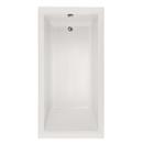 Hydro Systems White 60 x 42 in. Soaker Drop-In Bathtub with End Drain 