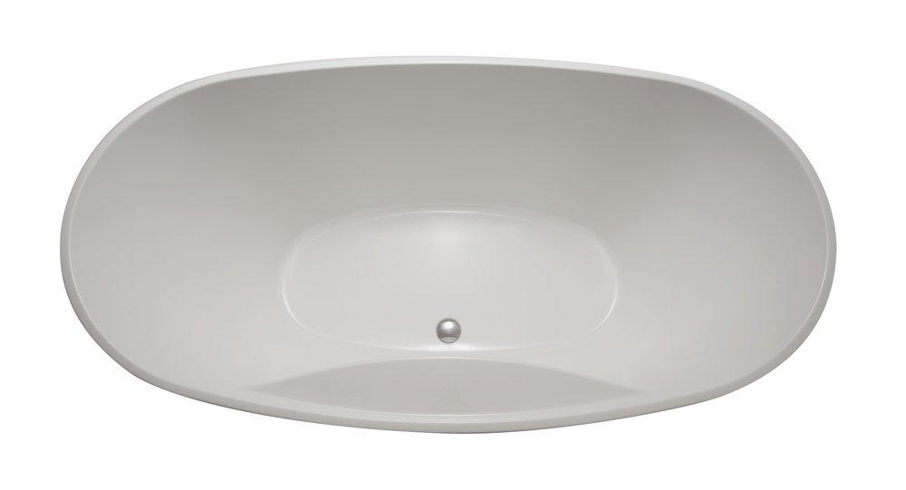 Hydro Systems White 66 x 36 in. Acrylic and Reinforced Fiberglass Oval Bathtub 
