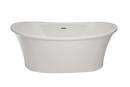 66 x 36 in. Acrylic and Reinforced Fiberglass Oval Bathtub in White