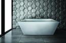 Hydro Systems White 72 x 38 in. Composite Solid Surface Oval Bathtub 
