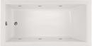 Hydro Systems White 60 x 32 in. Combo Drop-In Bathtub with End Drain 