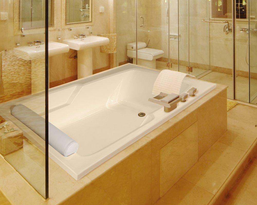 Hydro Systems White 60 x 32 in. Combo Drop-In Bathtub with End Drain 