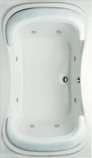 Hydro Systems White 70 x 36 in. Soaker Drop-In Bathtub with Side Drain 