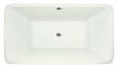 Hydro Systems White 66 x 36 in. Soaker Drop-In Bathtub with Center Drain 