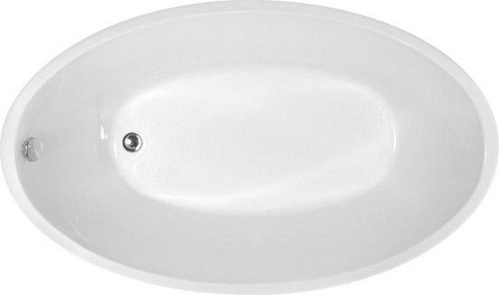 Hydro Systems White 66 x 36 in. Thermal Air Drop-In Bathtub with Center Drain 