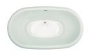 Hydro Systems White 70 x 36 in. Thermal Air Drop-In Bathtub with Center Drain 