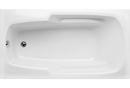 Hydro Systems White 66 x 30 in. Thermal Air Drop-In Bathtub with End Drain 