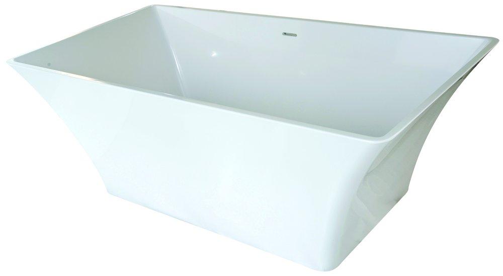 Hydro Systems White 66 x 30 in. Thermal Air Drop-In Bathtub with End Drain 