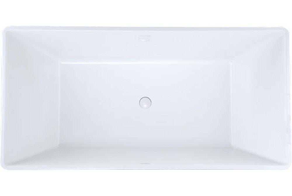 Hydro Systems White 66 x 30 in. Thermal Air Drop-In Bathtub with End Drain 