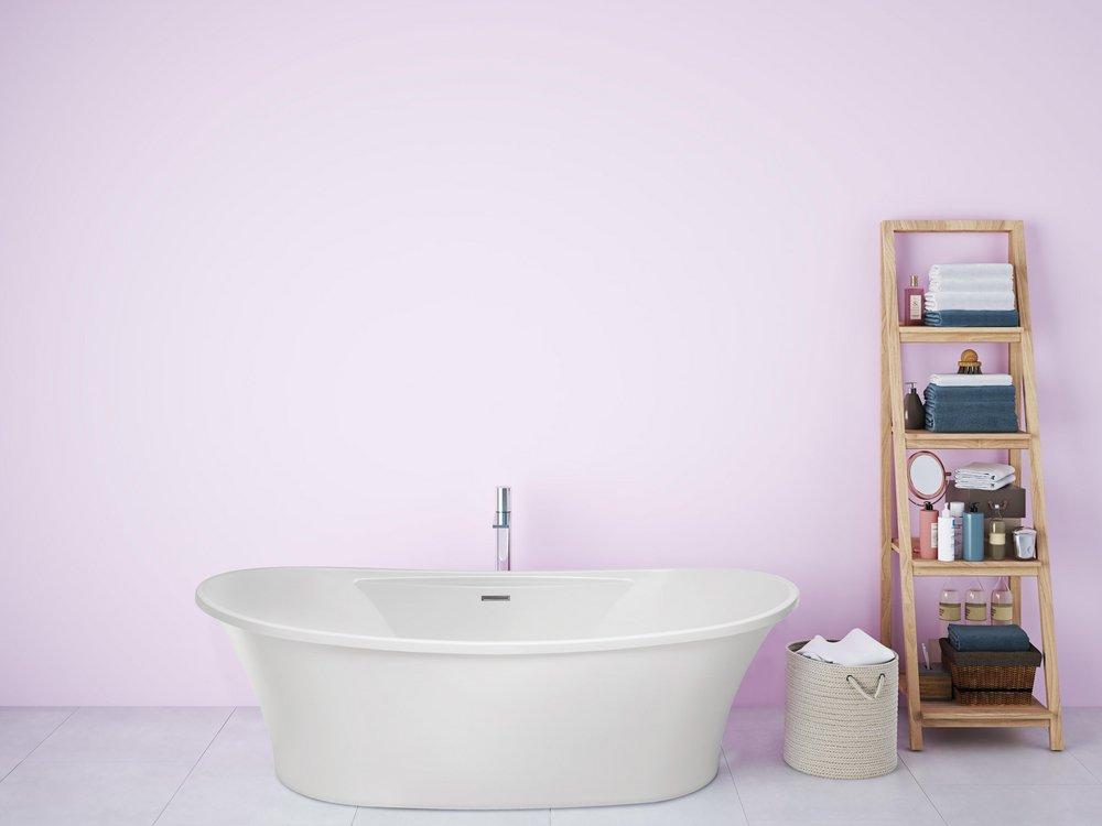 Hydro Systems White 66 x 36 in. Freestanding Bathtub with Center Rear Drain 