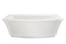 American Standard White 67-15/16 x 36 in. Freestanding Bathtub with Center Drain 