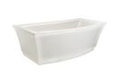American Standard White 67-15/16 x 36 in. Freestanding Bathtub with Center Drain 