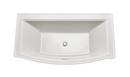 American Standard White 67-15/16 x 36 in. Freestanding Bathtub with Center Drain 