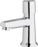 Single Handle Monoblock Bathroom Sink Faucet in Polished Chrome