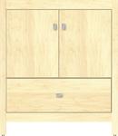 Natural Maple 30X21X34.5 SLAB DR VAN ND NAMA 