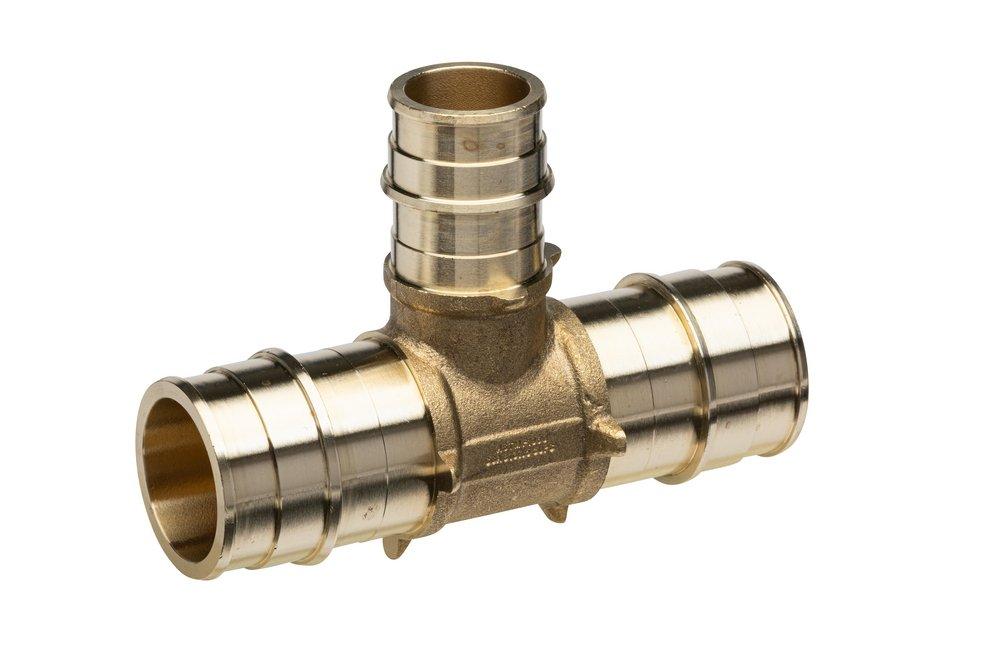 Zurn PEX F1960 160 psi Reducing C69300 Brass Tee 