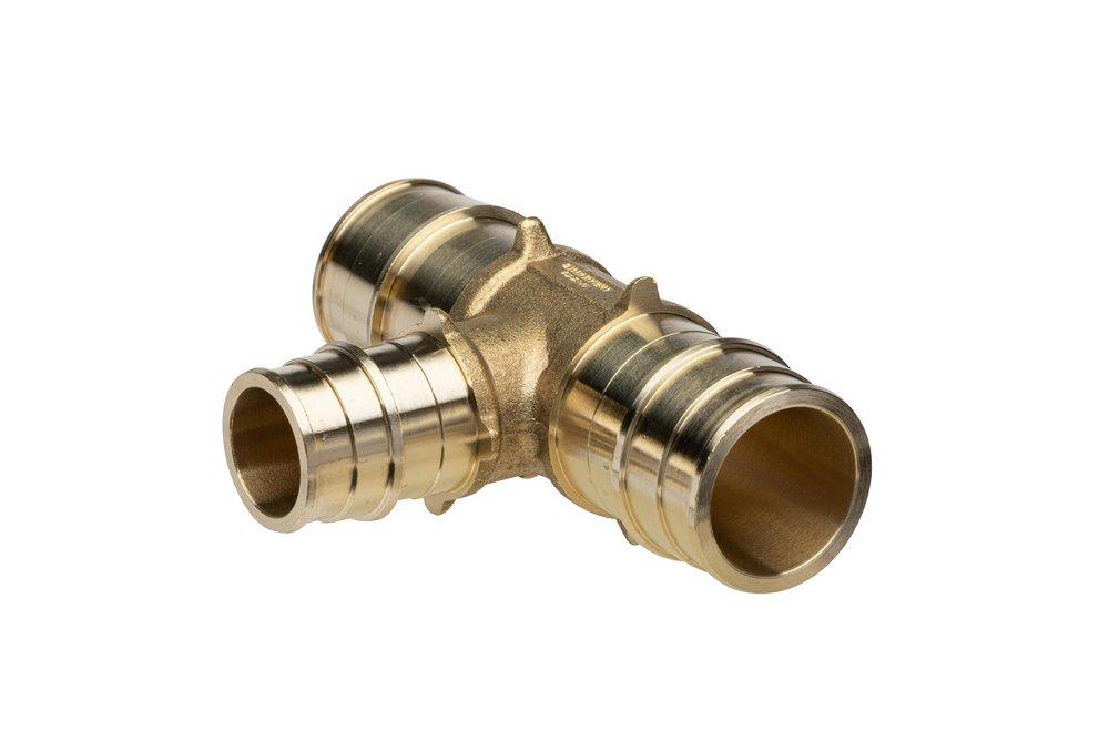 Zurn PEX F1960 160 psi Reducing C69300 Brass Tee 