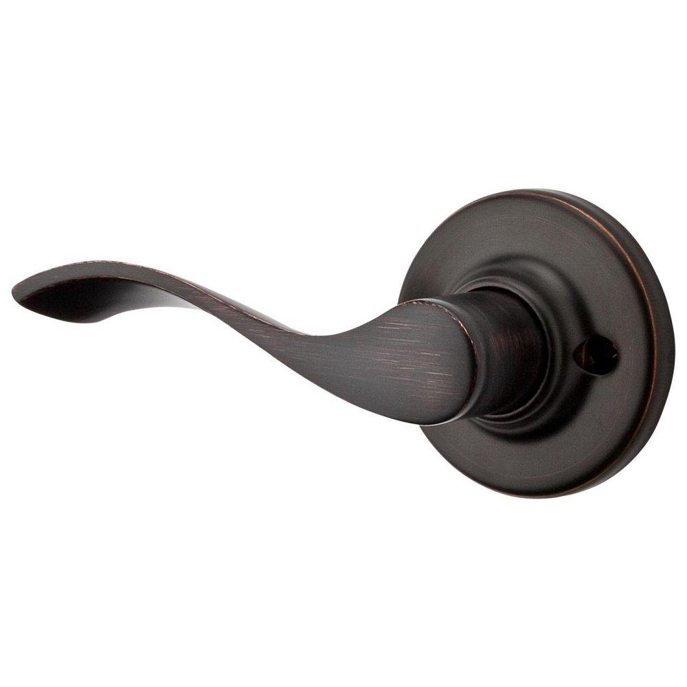 Kwikset Venetian Bronze Metal Round Door Lever 
