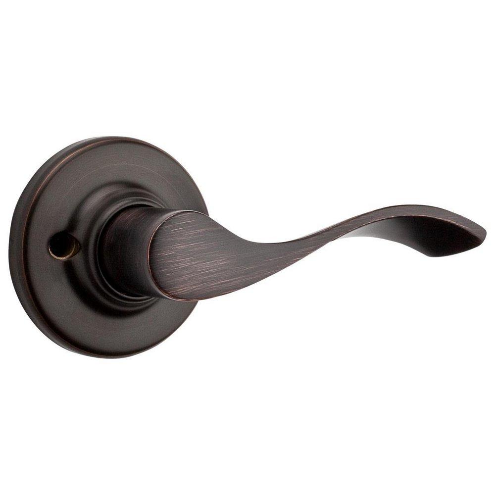 Kwikset Venetian Bronze Metal Round Door Lever 