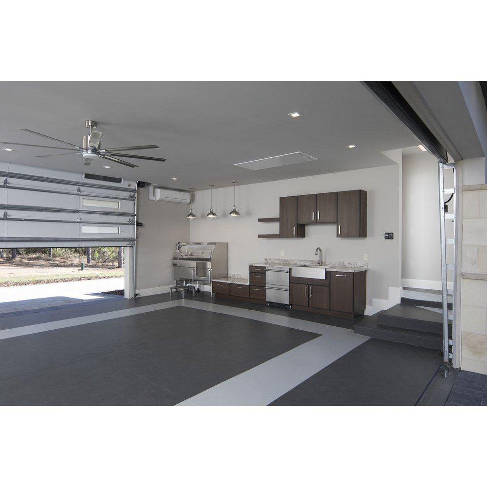 Progress Lighting Brushed Nickel 16-3/4 in. 18W 8-Blade Ceiling Fan with 72 in. Blade Span and LED Light 