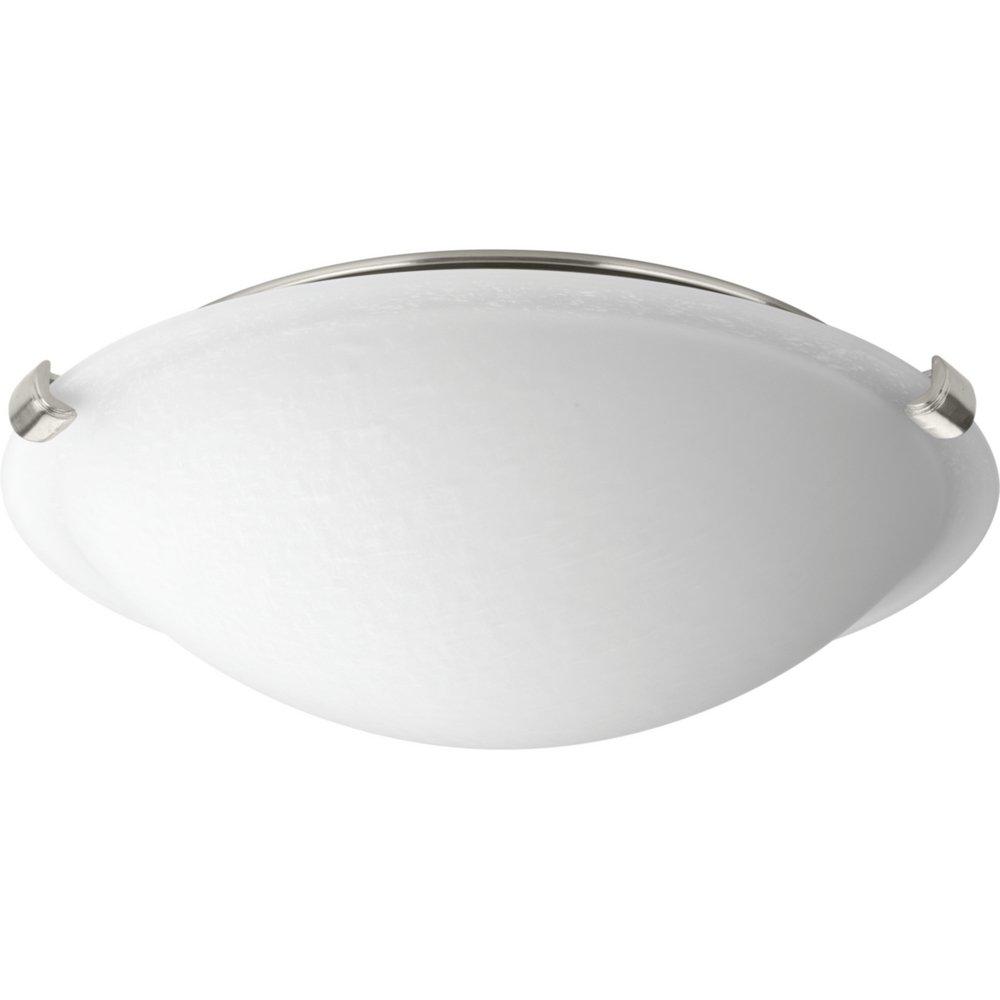 Progress Lighting Brushed Nickel 12 in. 20W 1-Light LED Flush Mount Ceiling Fixture 