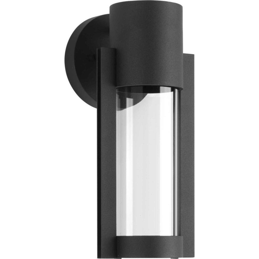 Progress Lighting Black 1-Light 9W Integrated LED Outdoor Wall Sconce 