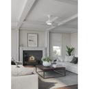 Progress Lighting White 65W 5-Blade Ceiling Fan with 54 in. Blade Span and LED Light 