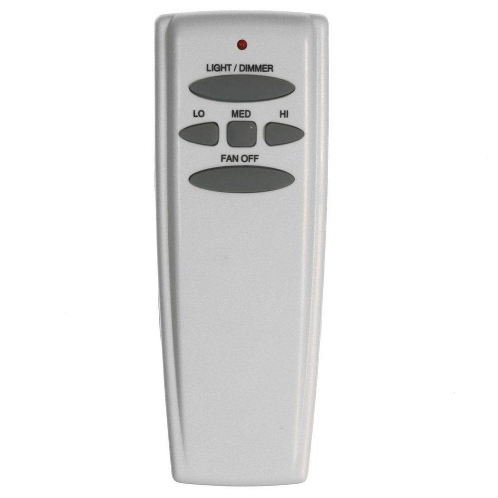 Progress Lighting White 65W 5-Blade Ceiling Fan with 54 in. Blade Span and LED Light 