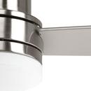 Progress Lighting Brushed Nickel 64W 3-Blade Ceiling Fan with 52 in. Blade Span and 1-Light 