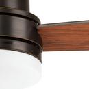 Progress Lighting Antique Bronze 64W 3-Blade Ceiling Fan with 52 in. Blade Span and 1-Light 